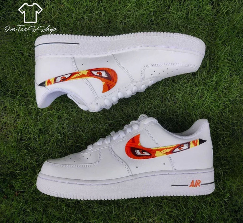 Custom Air Force 1 Anime Eyes Pattern, Personalized Shoes