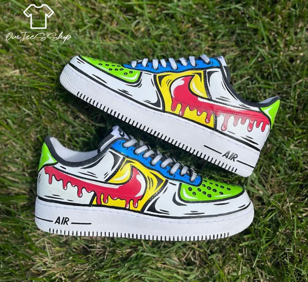 Custom Air Force 1 Cartoon Doodle, Personalized Shoes