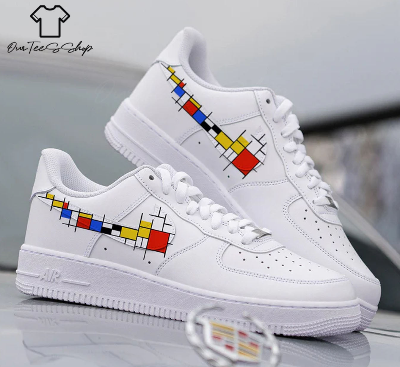 Custom Air Force 1 Neoplasticism, Personalized Shoes