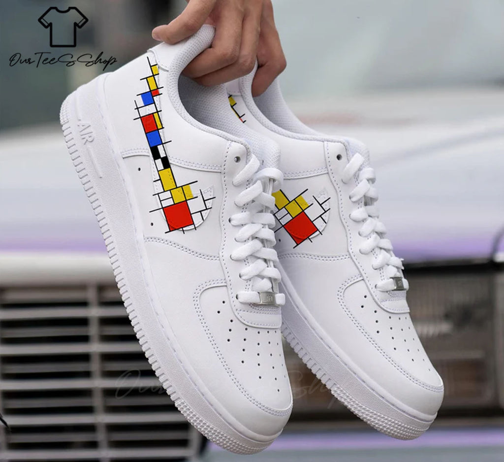 Custom Air Force 1 Neoplasticism, Personalized Shoes