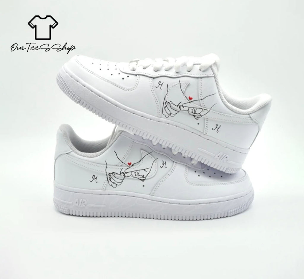 Custom Pinky Promise Air Force 1