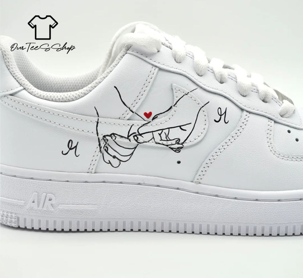 Custom Pinky Promise Air Force 1
