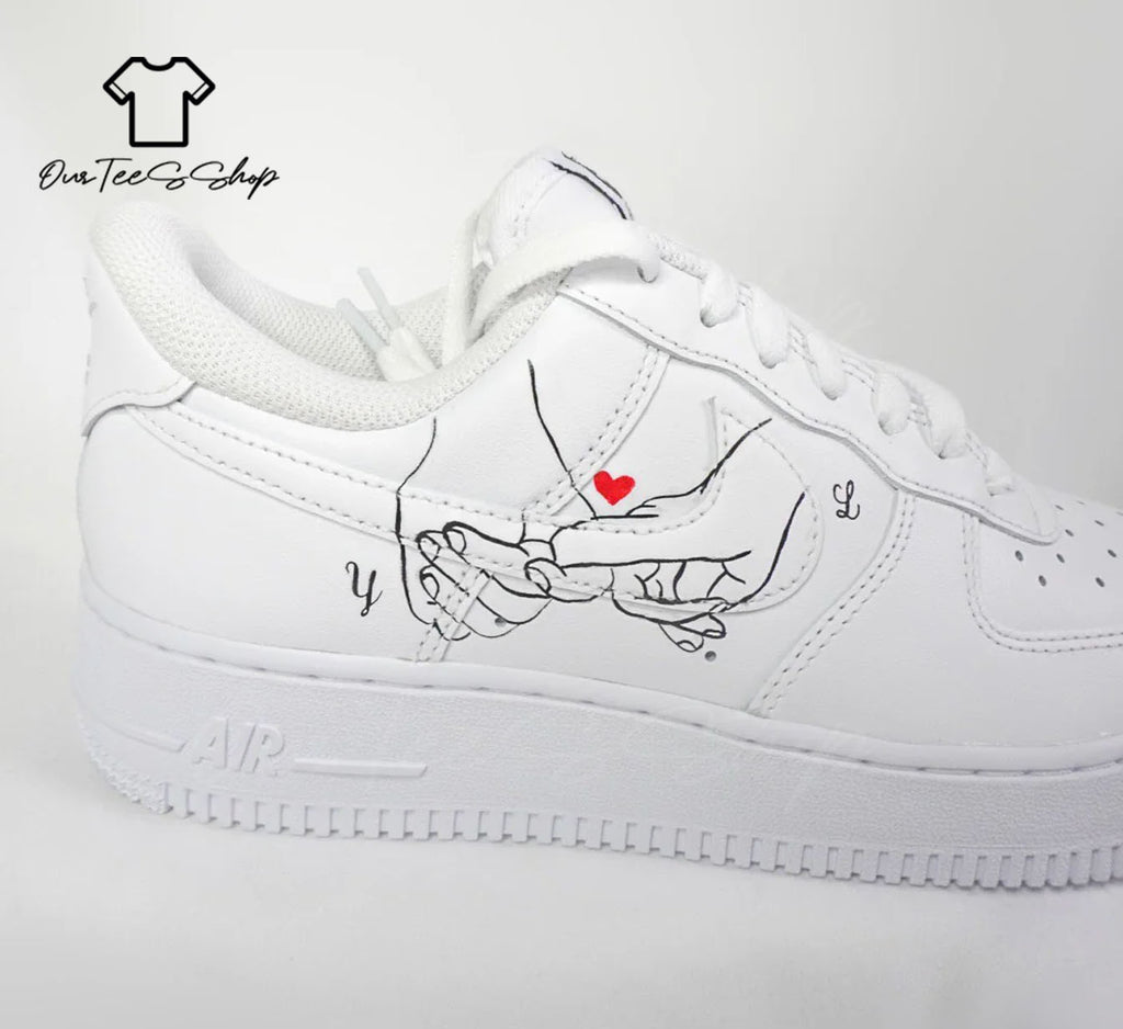 Custom Pinky Promise Air Force 1