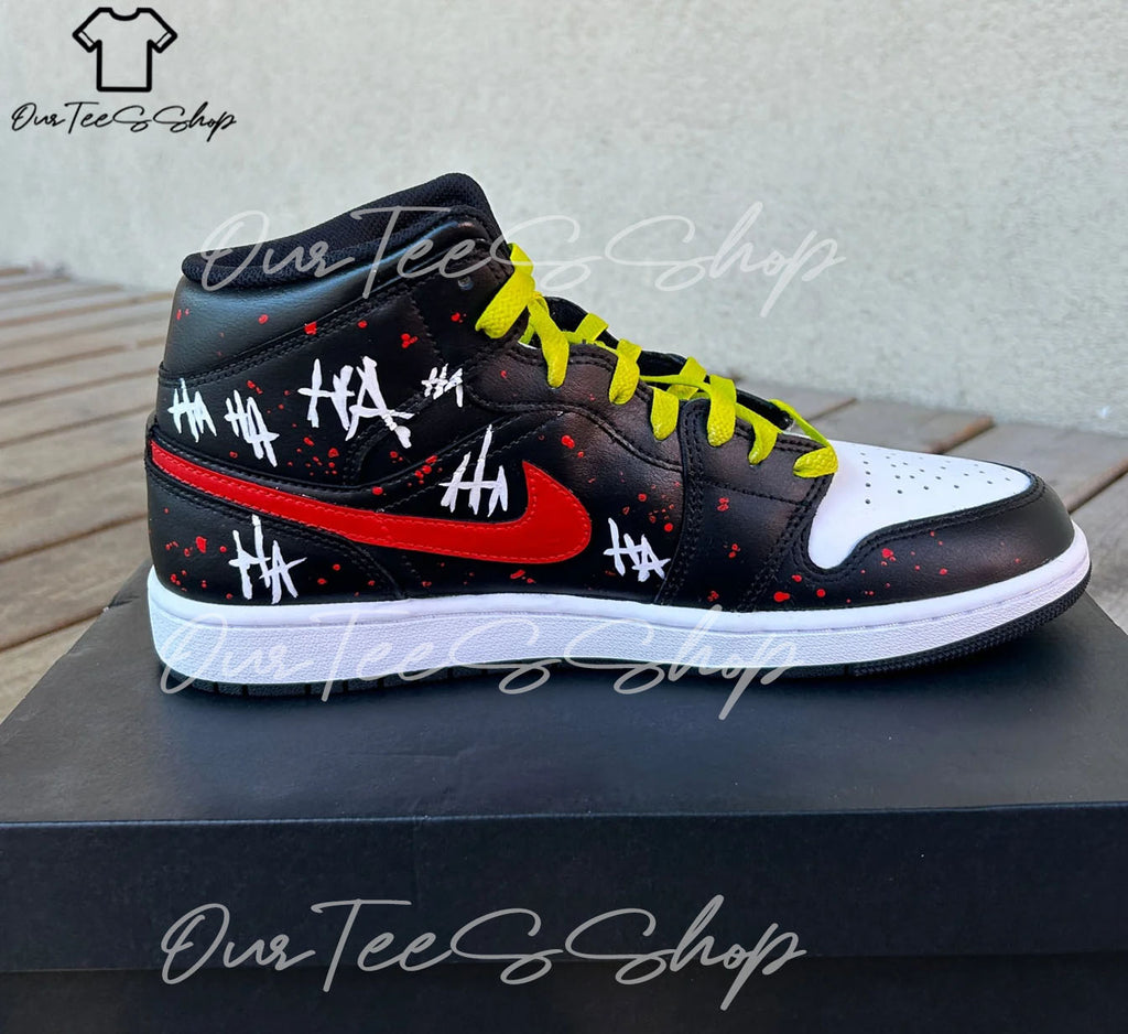 Custom Air Jordan 1 Why So Serious Sneakers