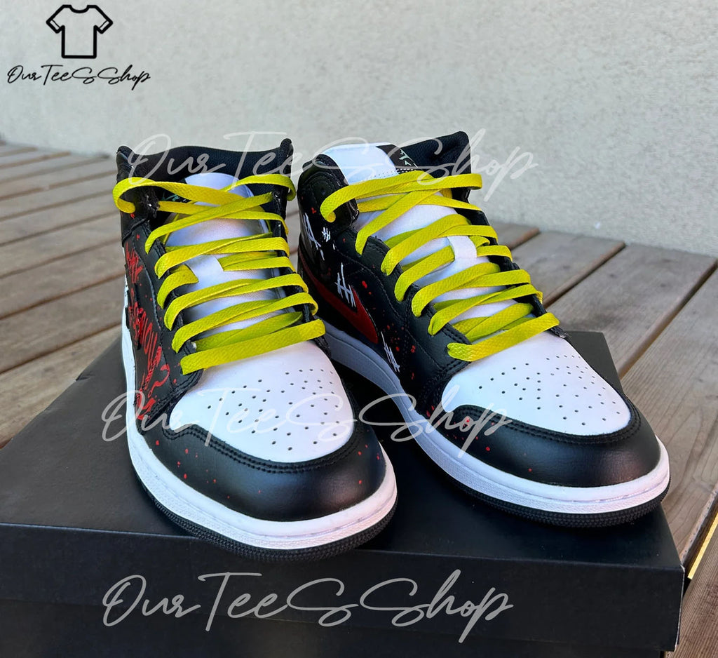 Custom Air Jordan 1 Why So Serious Sneakers