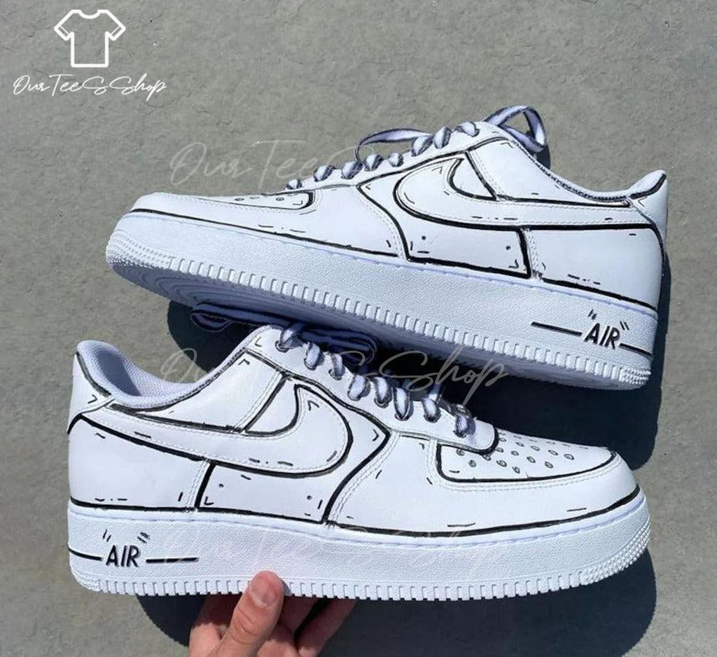 Custom Air Force 1 Cartoon, Personalized Shoes