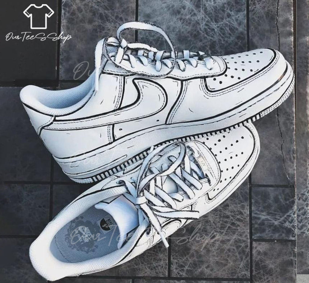 Custom Air Force 1 Cartoon, Personalized Shoes