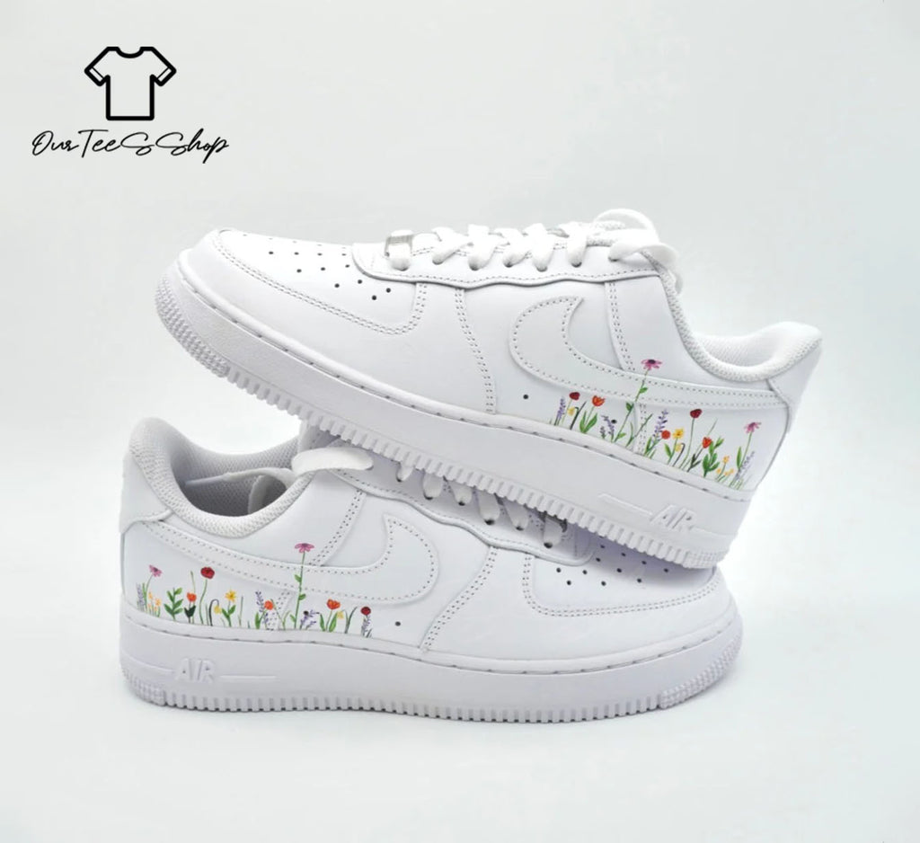 Custom Floral Air Force 1