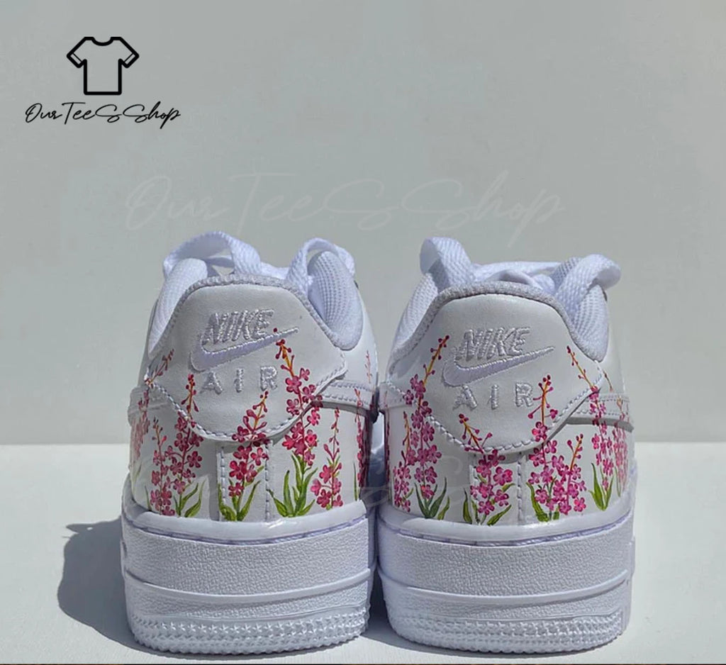 Custom Flower Pink Air Force 1