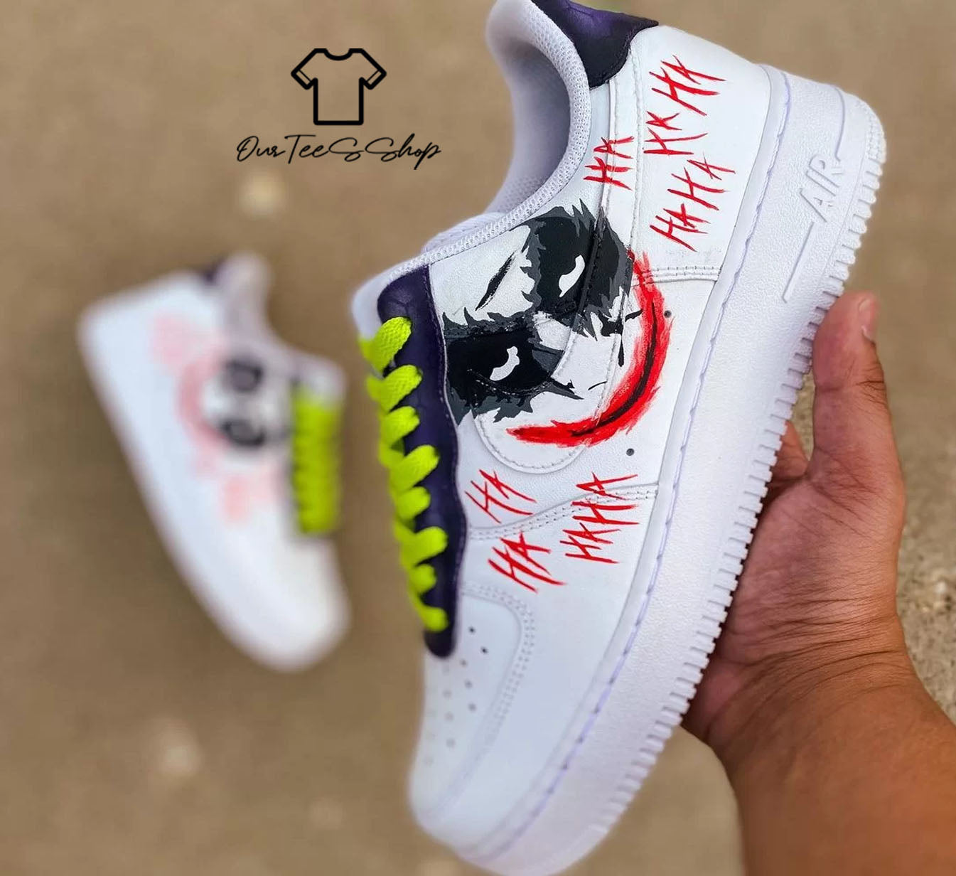 Custom Air Force 1 Joker Haha Sneakers