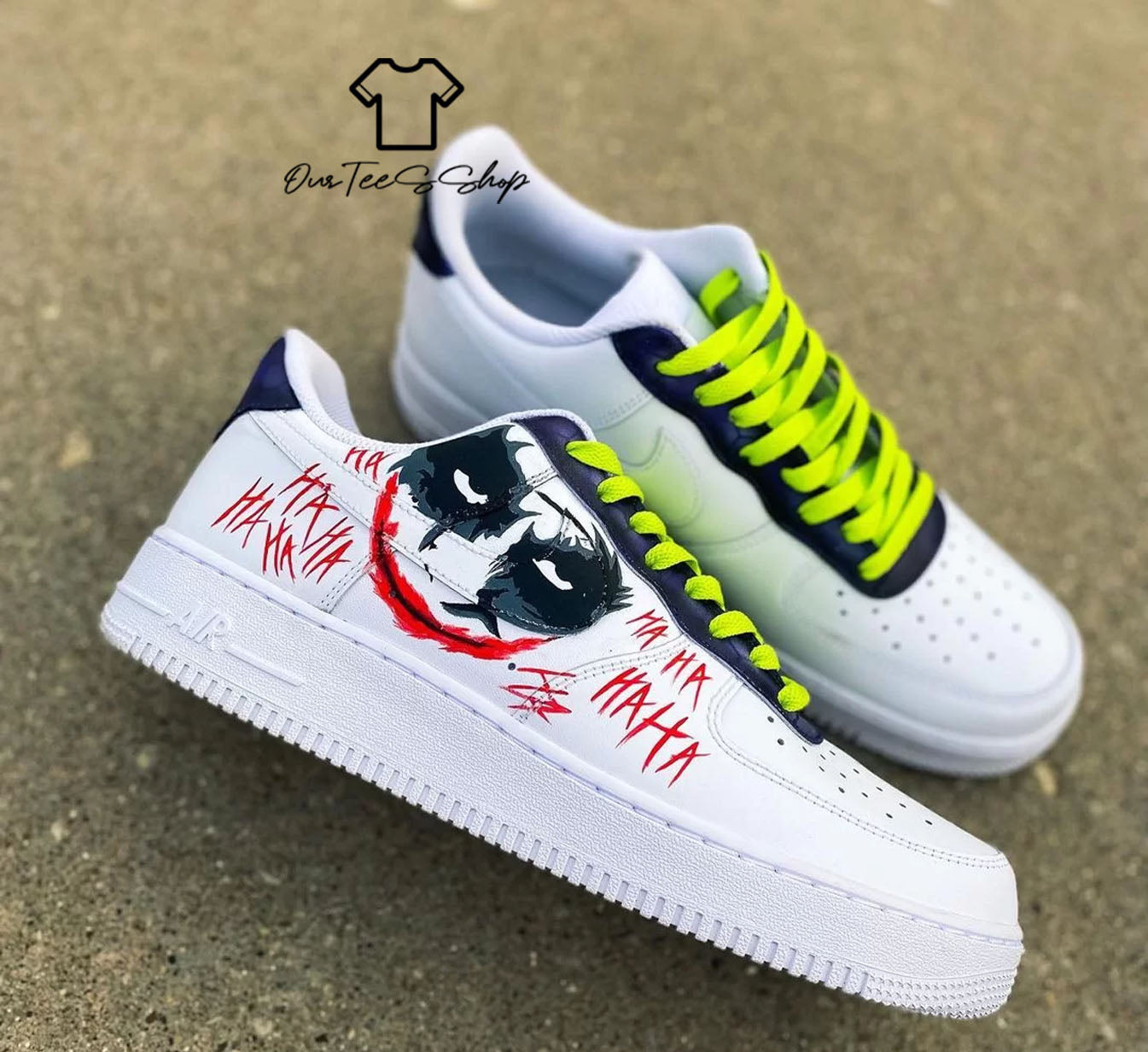 Custom Air Force 1 Joker Haha Sneakers
