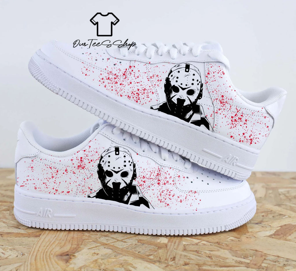 Custom Air Force 1 Horror Halloween Sneakers