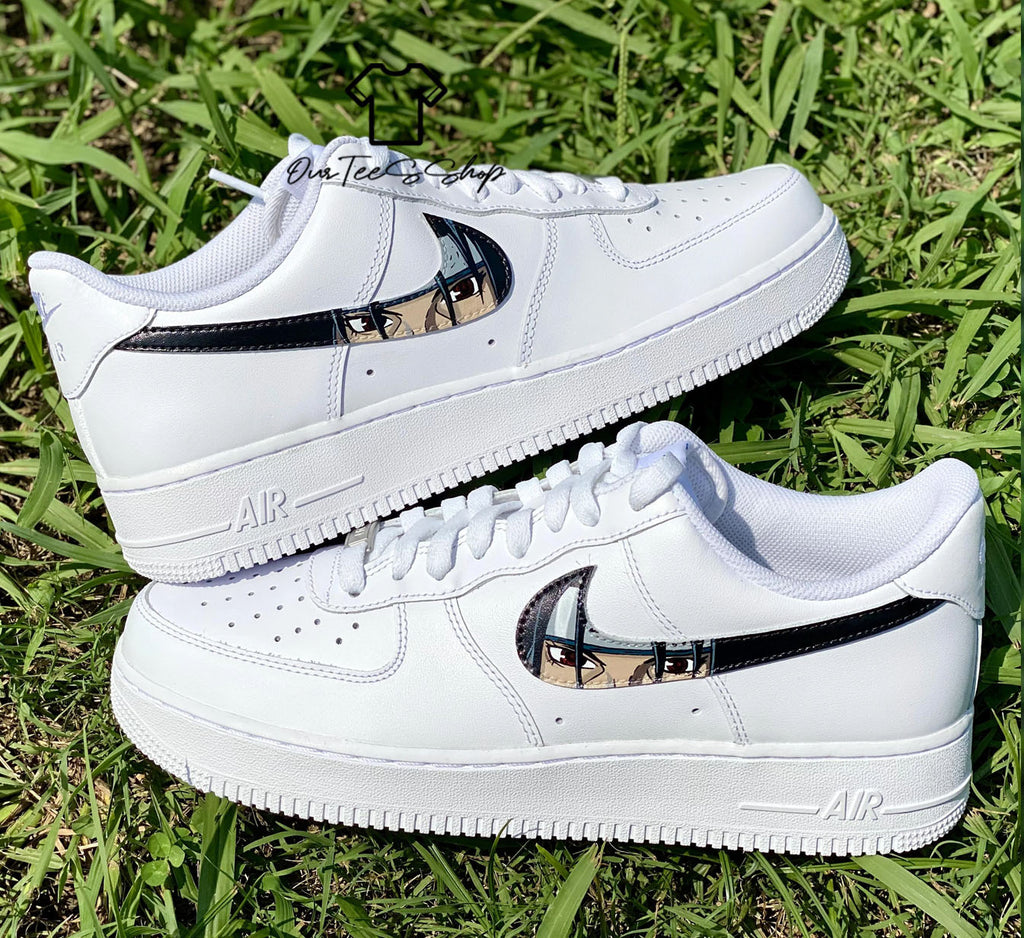 Custom Air Force 1 Itachi Mid Sneakers