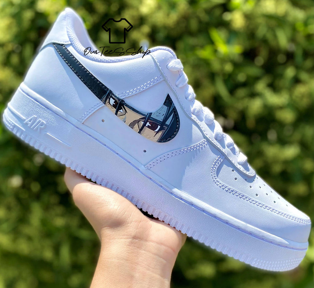Custom Air Force 1 Itachi Mid Sneakers