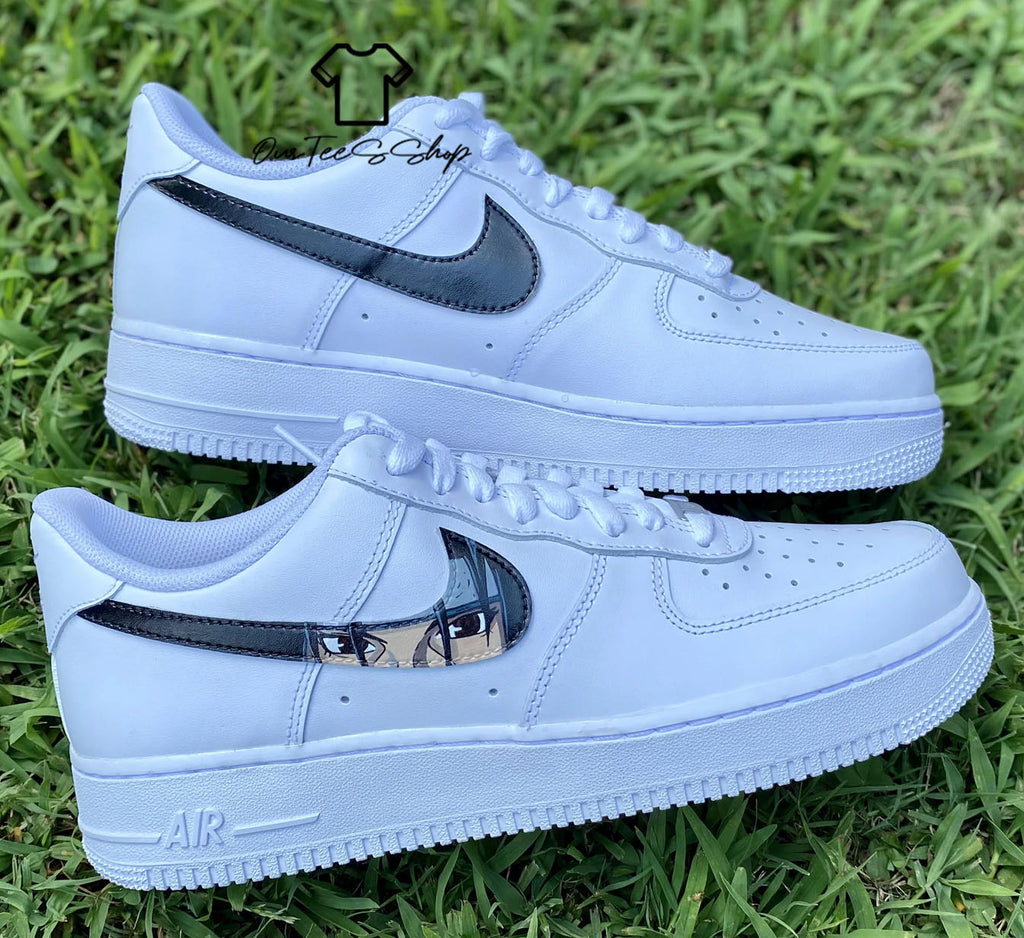 Custom Air Force 1 Itachi Mid Sneakers