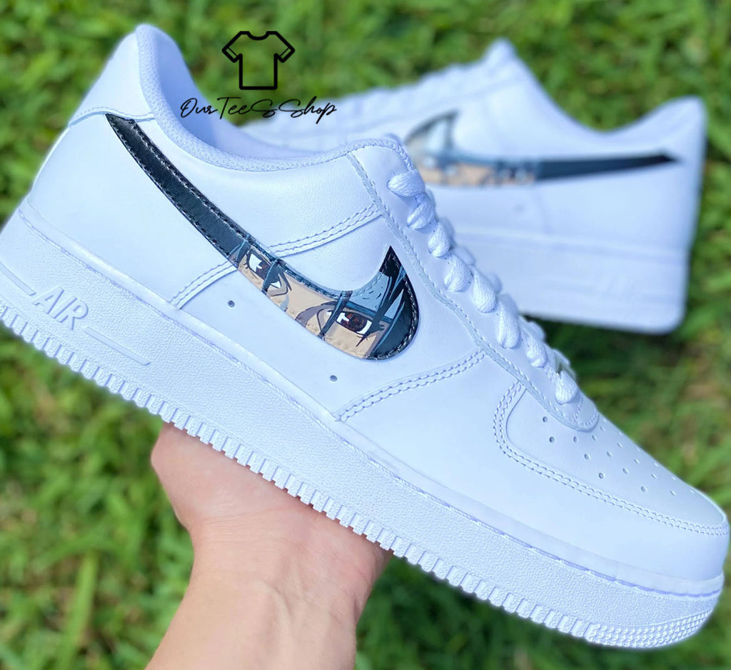 Custom Air Force 1 Itachi Mid Sneakers