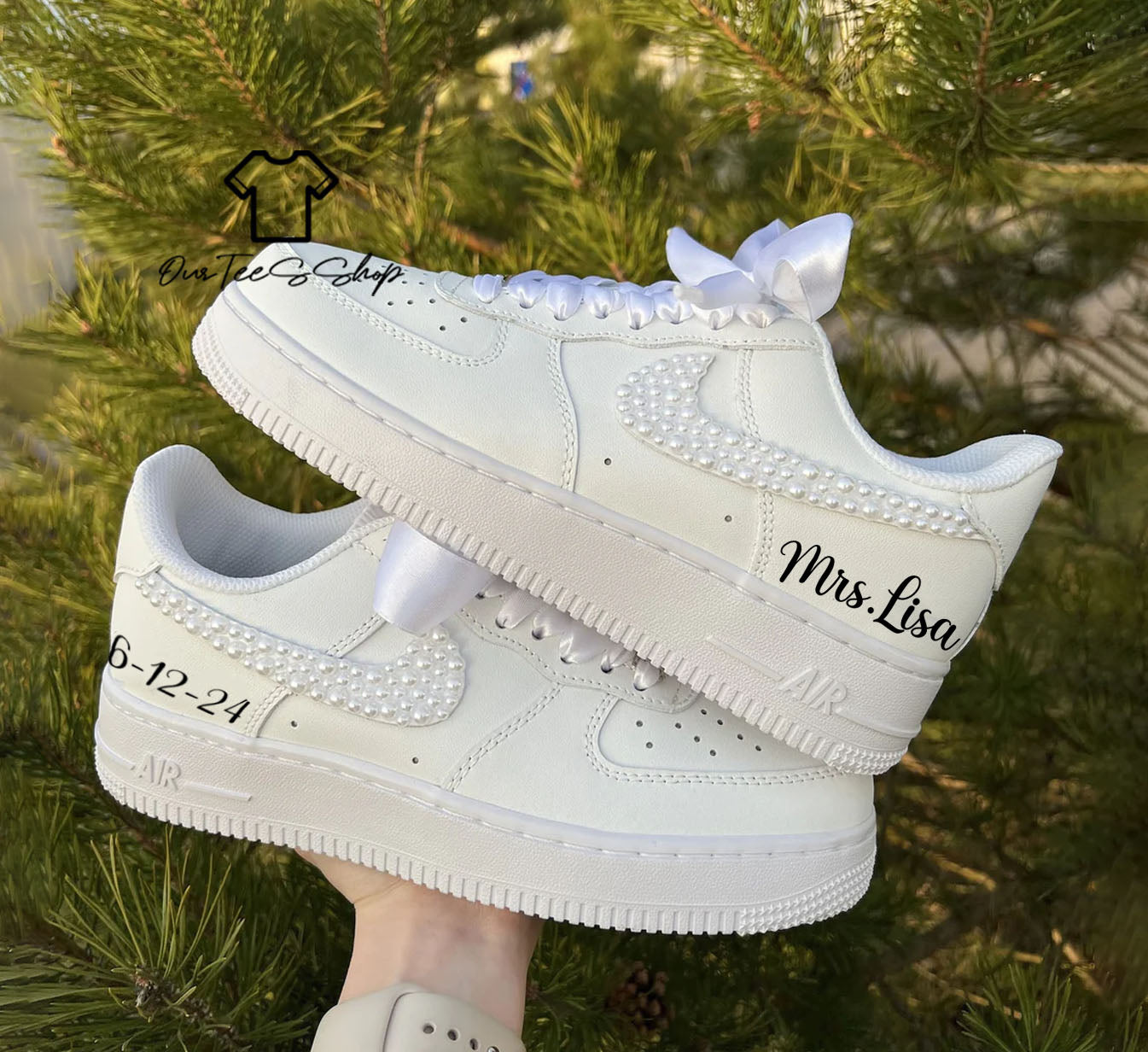 Custom Wedding Air Force 1